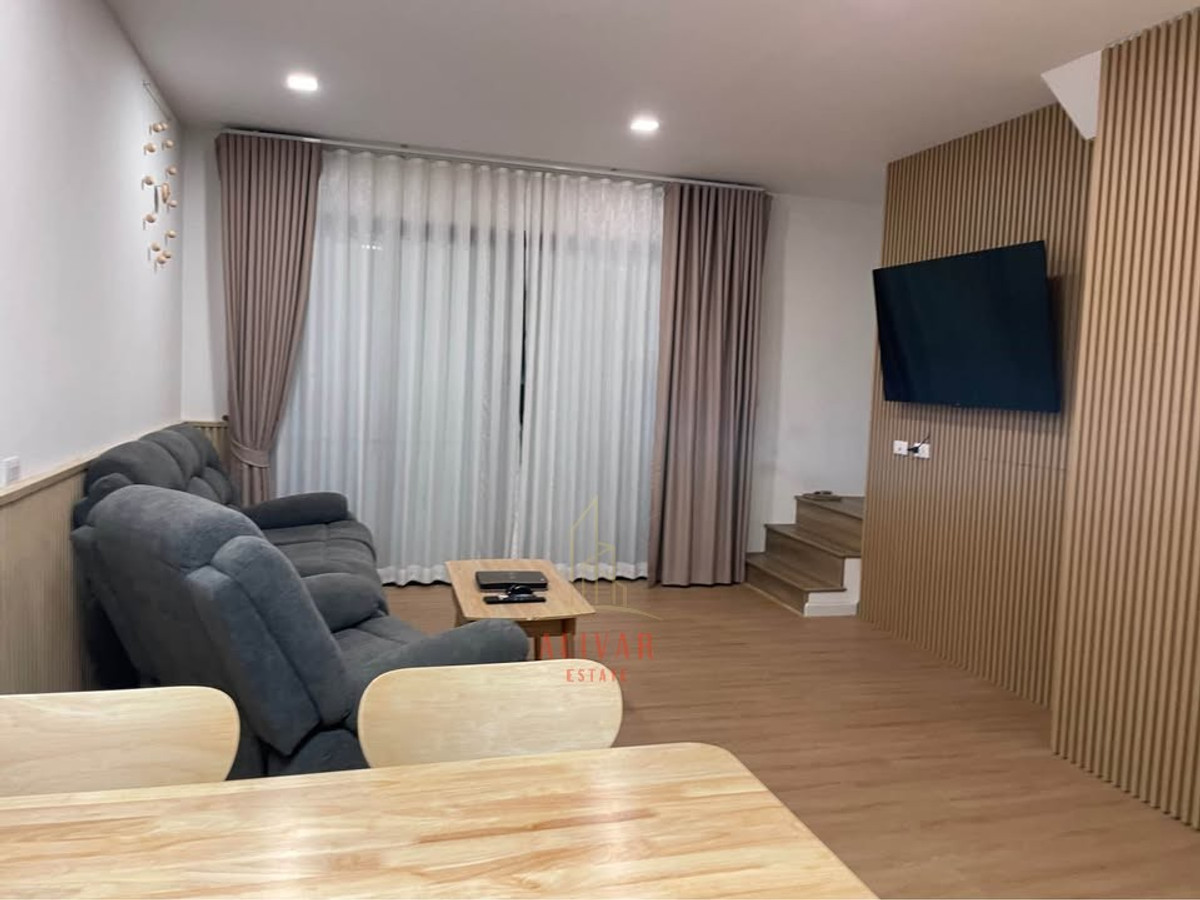 TownhomePattanakan, Srinakarin : RH024426 for sale/rent townhome fully furnished 3 floors at Patio Srinakarin Rama 9 (Krungthep Kreetha)