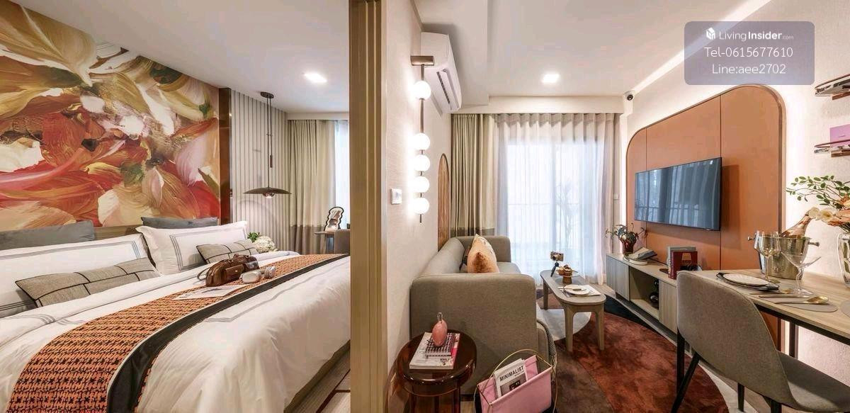 For SaleCondoRatchadapisek, Huaikwang, Suttisan : THE BASE RATCHADA19: 🐶🐱 Condo that allows pets from Sansiri. Price starts at 2.2 million baht. Make an appointment to view the project, message Line:aee2702