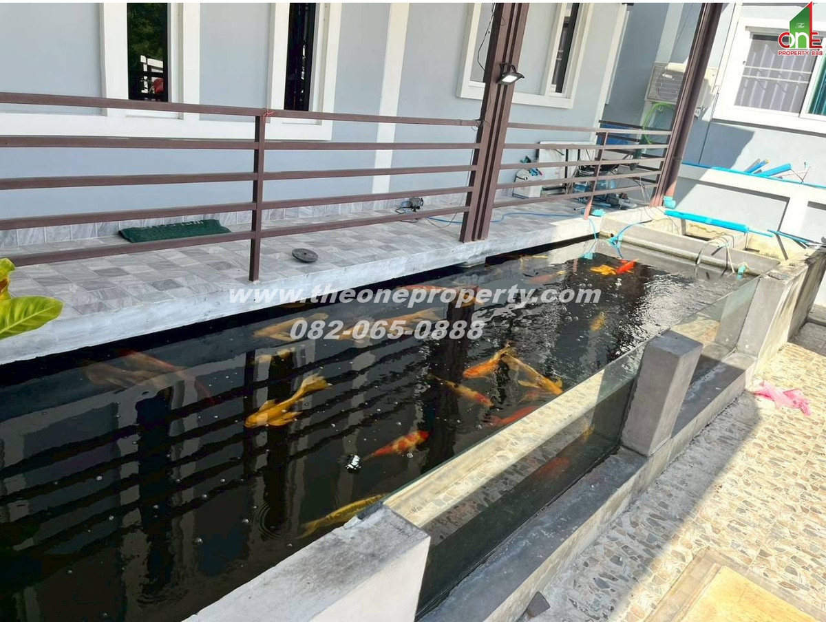 For SaleHousePathum Thani,Rangsit, Thammasat : 1-story detached house, area 100 sq m.: main road, Kanchanaphisek, secondary road, Rangsit-Nakhon Nayok. Khlong Ha Subdistrict, Khlong Luang District, Pathum Thani Province