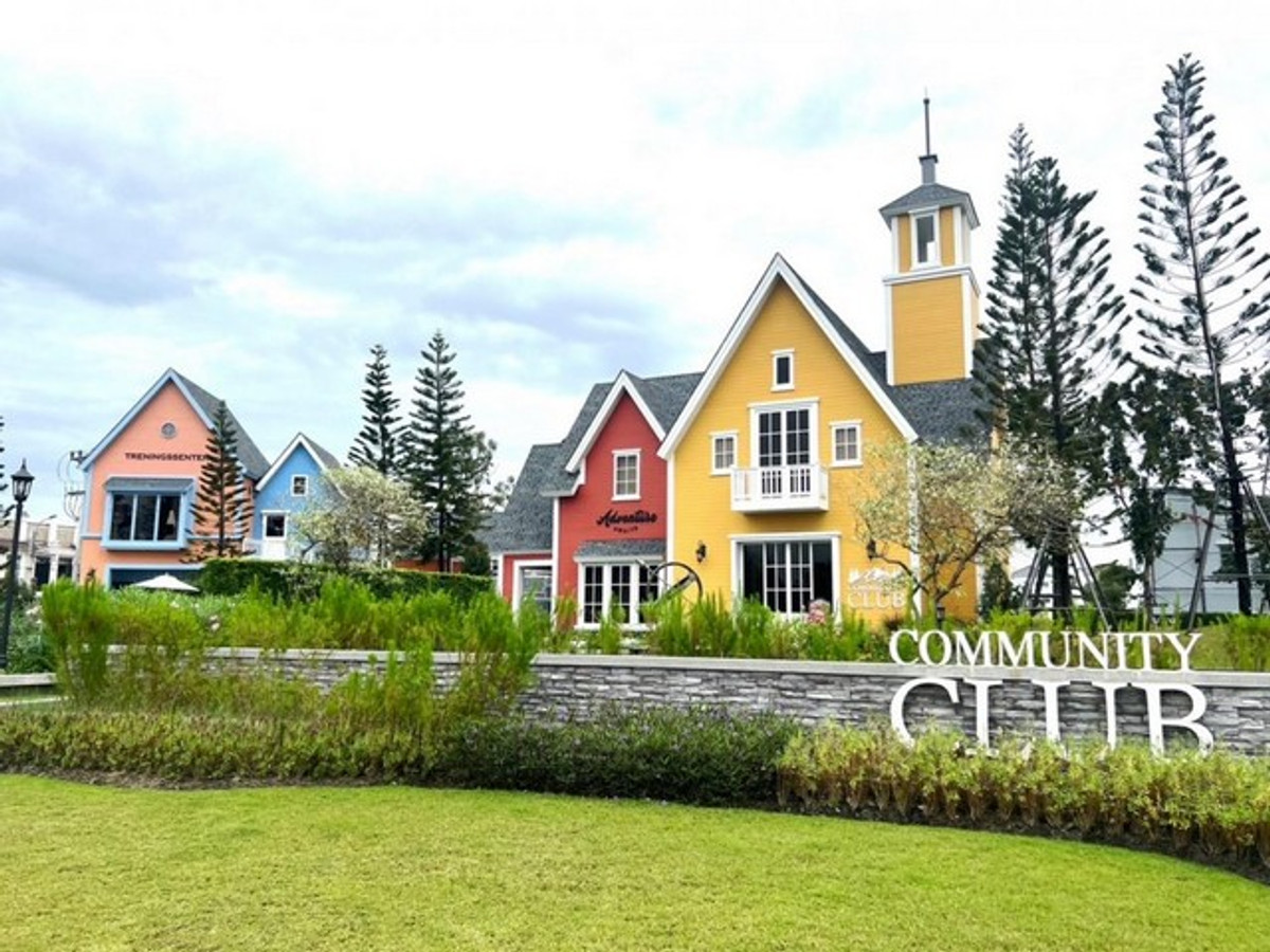 For RentTownhomeBangna, Bearing, Lasalle : 2-story townhome for rent, Indy Village 2, Bangna-Ramkhamhaeng 2, fully decorated and furnished.