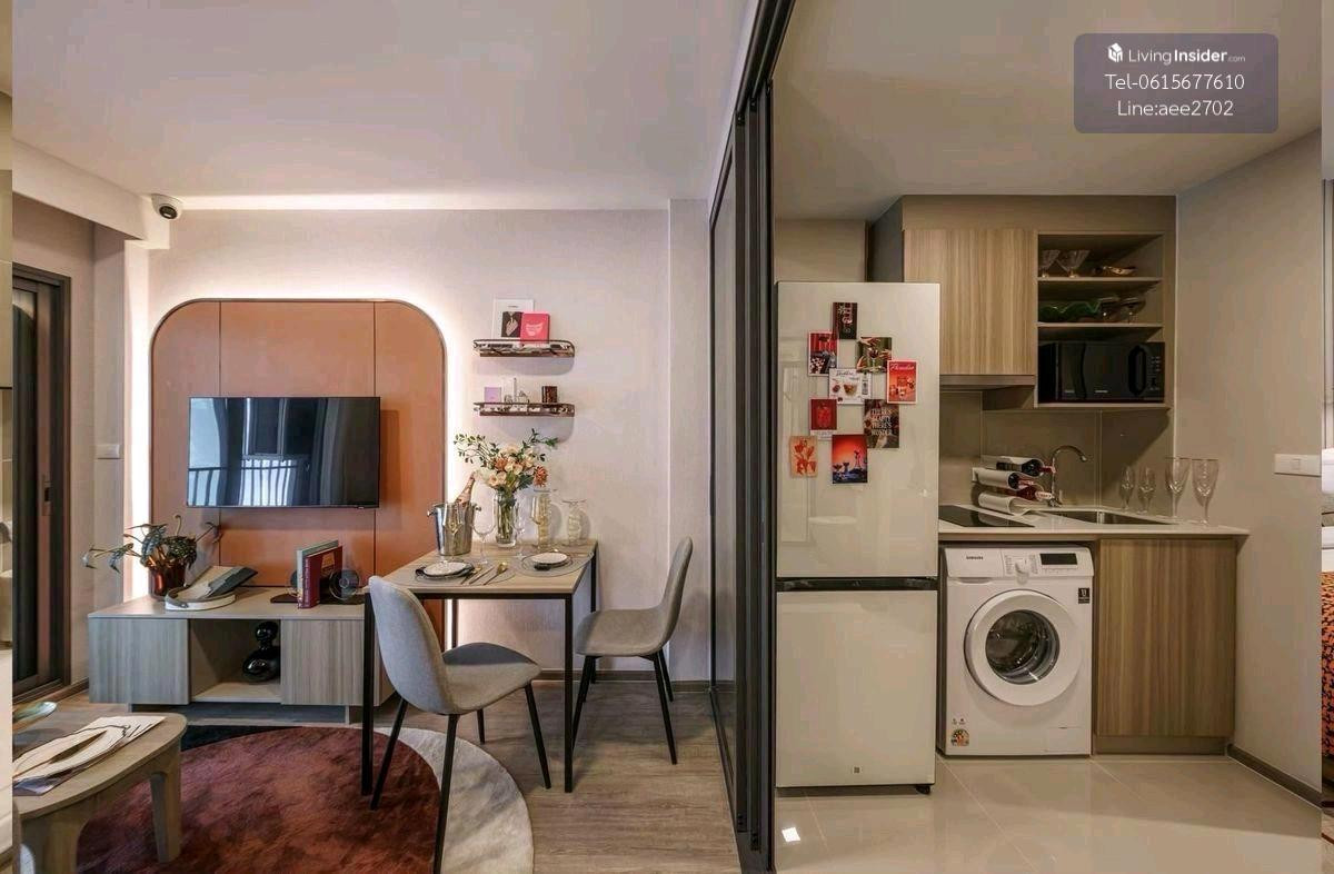 For SaleCondoRatchadapisek, Huaikwang, Suttisan : 📍: 𝗧𝗵𝗲 𝗕𝗮𝘀𝗲 𝗥𝗮𝘁𝗰𝗵𝗮𝗱𝗮 𝟭𝟵 Condo allows pets 🐶🐱 from Sansiri 2.2 million Low Rise, location in the heart of Ratchada. 》Interested in visiting the project Line:aee2702✨️