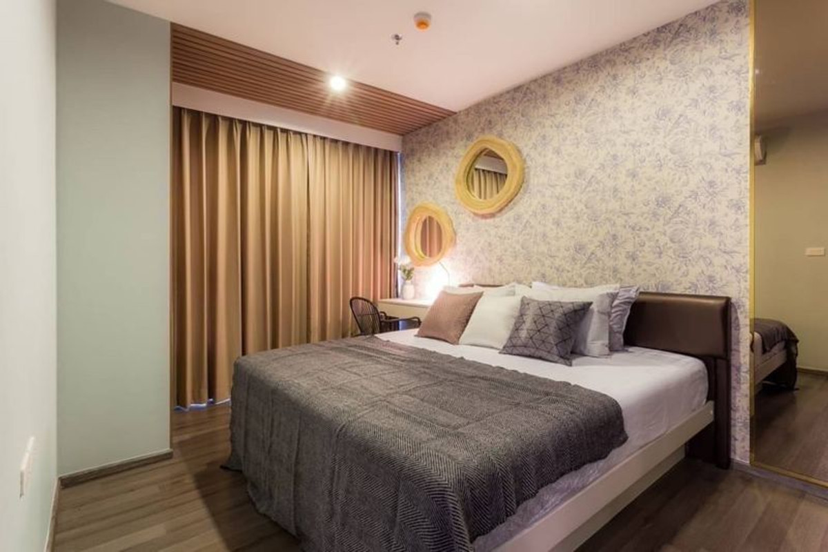 For RentCondoOnnut, Udomsuk : Beautifully decorated room for rent, 2 bedrooms, 1 bathroom, The Base Park West.