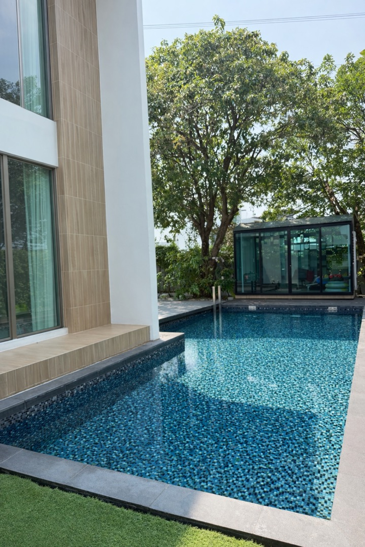 For RentHouseRama 2, Bang Khun Thian : For rent, luxury detached house, Nirvana Beyond Rama 2 project, with private swimming pool. Near Central Rama 2