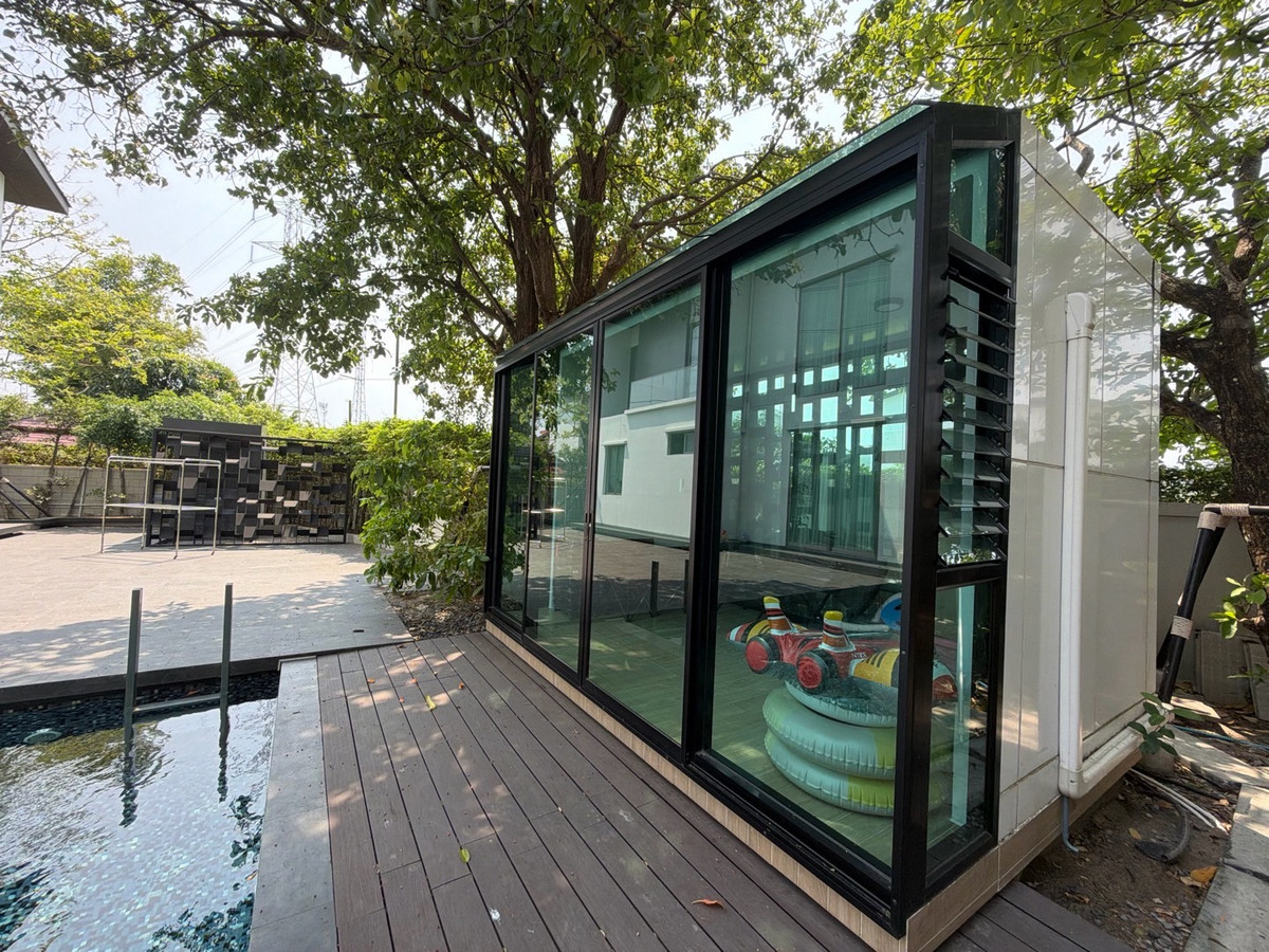 For RentHouseRama 2, Bang Khun Thian : For rent, luxury detached house, Nirvana Beyond Rama 2 project, with private swimming pool. Near Central Rama 2