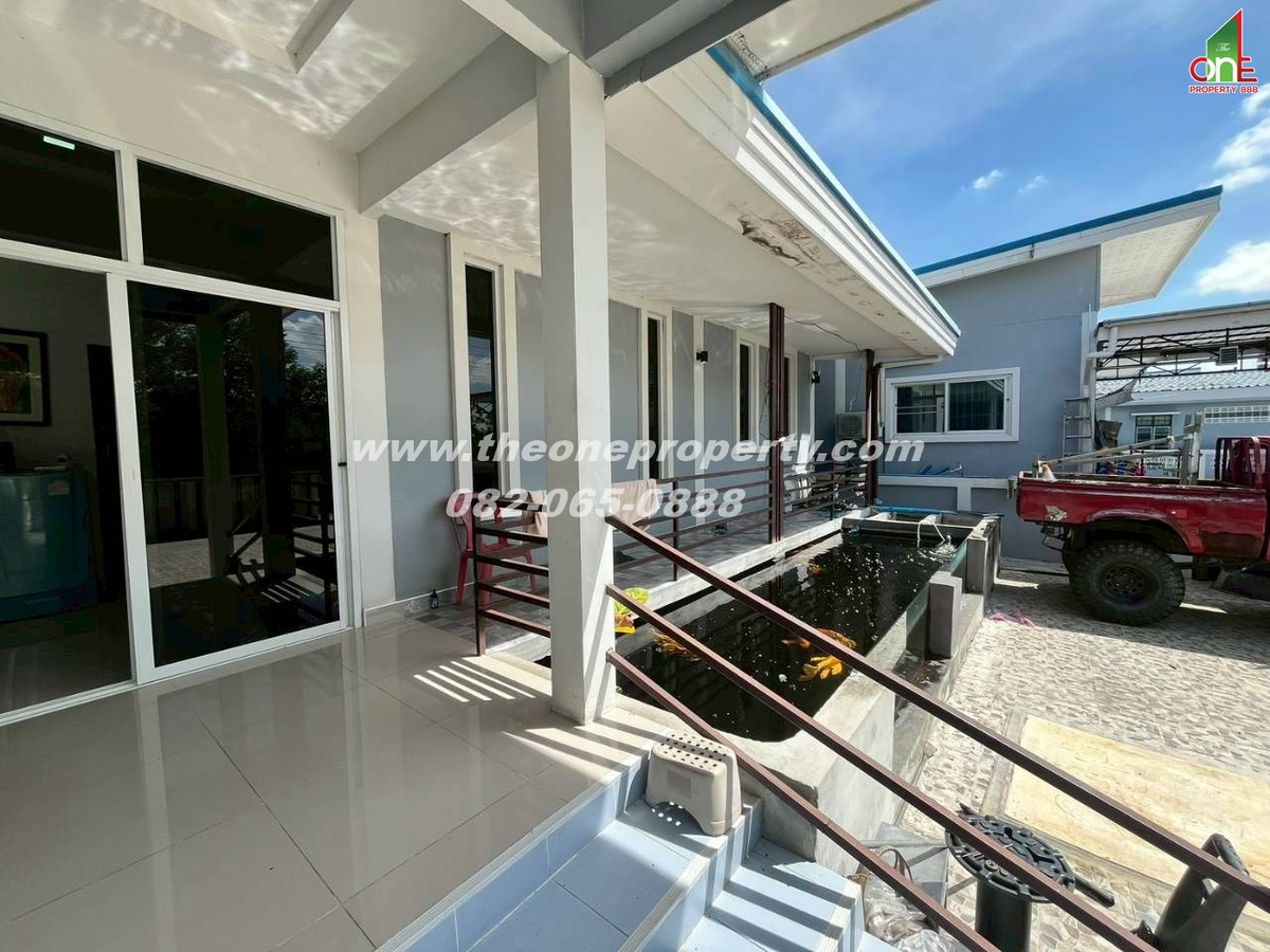 For SaleHousePathum Thani,Rangsit, Thammasat : 1-story detached house, area 100 sq m.: main road, Kanchanaphisek, secondary road, Rangsit-Nakhon Nayok. Khlong Ha Subdistrict, Khlong Luang District, Pathum Thani Province
