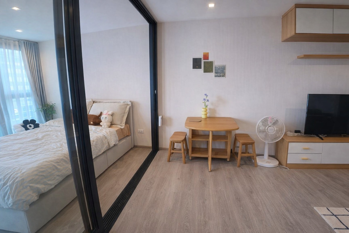 For RentCondoLadprao, Central Ladprao : High floor condo, beautiful room (for rent)🔥 The Line Phahonyothin Park B, near BTS & MRT, easy travel, extremely convenient, 1 bedroom | 1 bathroom | 41 sq m.