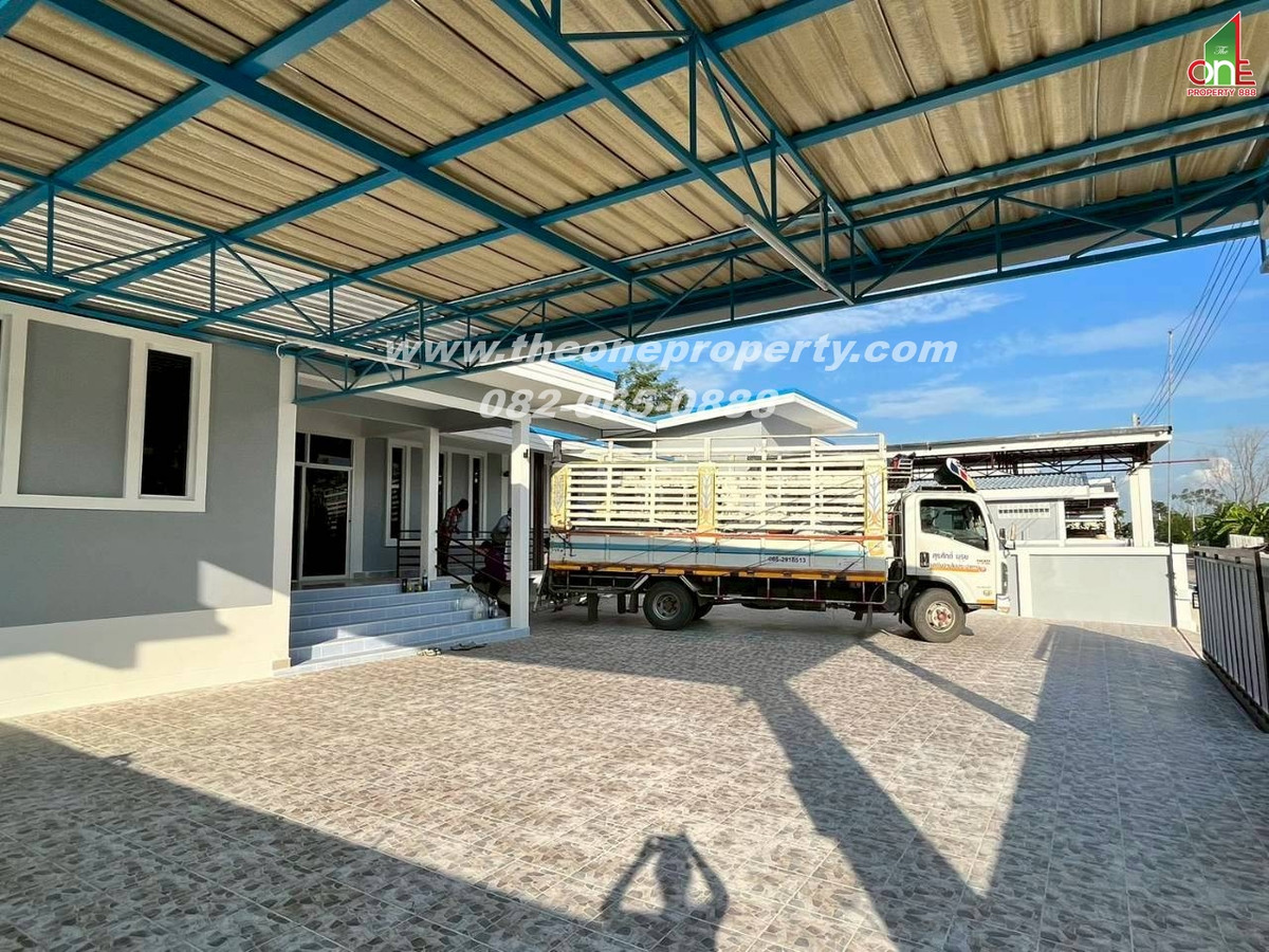 For SaleHousePathum Thani,Rangsit, Thammasat : 1-story detached house, area 100 sq m.: main road, Kanchanaphisek, secondary road, Rangsit-Nakhon Nayok. Khlong Ha Subdistrict, Khlong Luang District, Pathum Thani Province