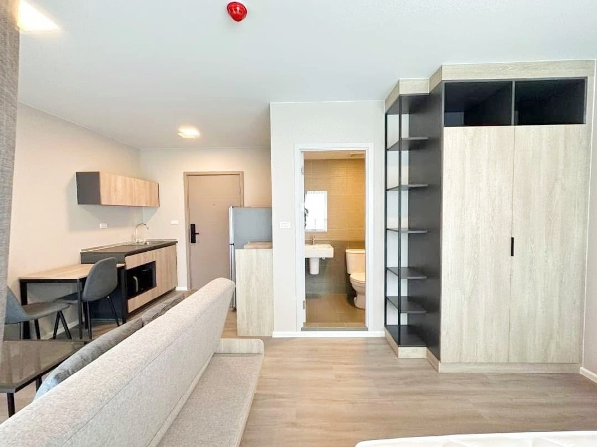 For SaleCondoPathum Thani,Rangsit, Thammasat : For sale: Dcondo Hideaway - Rangsit, 26 sqm., corner room, 5th floor.