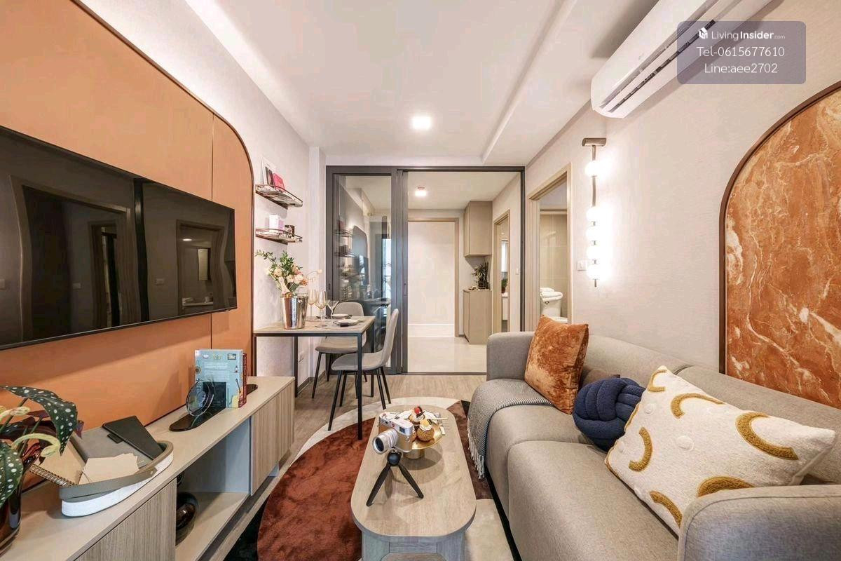 For SaleCondoRatchadapisek, Huaikwang, Suttisan : THE BASE RATCHADA19: 🐶🐱 Condo that allows pets from Sansiri. Price starts at 2.2 million baht. Make an appointment to view the project, message Line:aee2702