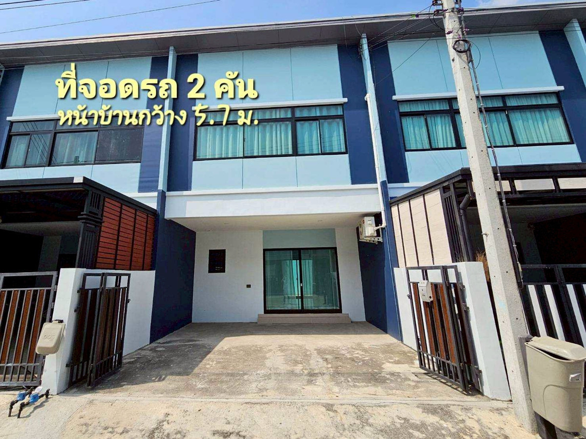 TownhomeAyutthaya : 95432 - For sale/for rent, 2-story townhome, Diamond Life Project (Phayom), Pratunam Phra In, Wang Noi, Ayutthaya, house near Nava Nakhon Industrial Estate, near Thai Market, new house, beautiful, ready to move in.