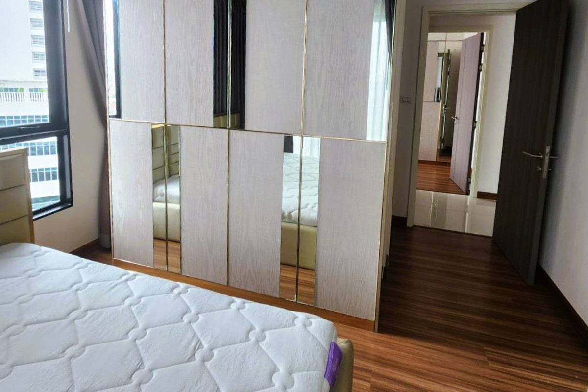 For RentCondoWongwianyai, Charoennakor : 🔥 For Rent !! high floor 20++, Good location, Closed kitchen !! 🔥 Code C20221206497.........Supalai Premier Charoen Nakhon, 2 bedroom, 2 bathroom, furnished, ready to move in📣📣