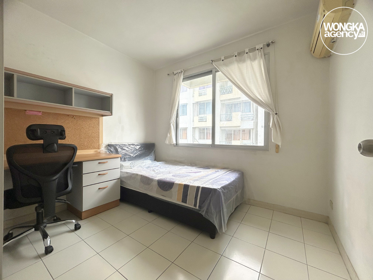 For SaleCondoBangna, Bearing, Lasalle : Condo for Sale, Baan Suan La Salle, 2 bedroom condo, near MRT Sri Lasalle, 350 m., with furniture.