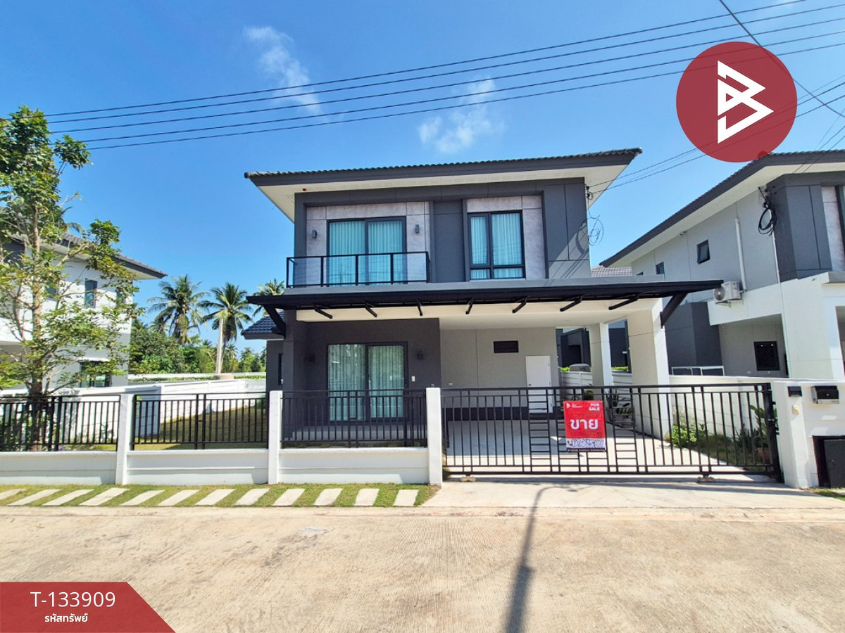 For SaleHouseKoh Samui, Surat Thani : Single house for sale Apitown Suratthani Village, ready to move in.