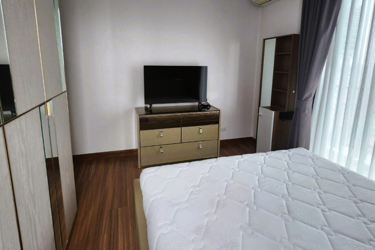 For RentCondoWongwianyai, Charoennakor : 🔥 For Rent !! high floor 20++, Good location, Closed kitchen !! 🔥 Code C20221206497.........Supalai Premier Charoen Nakhon, 2 bedroom, 2 bathroom, furnished, ready to move in📣📣