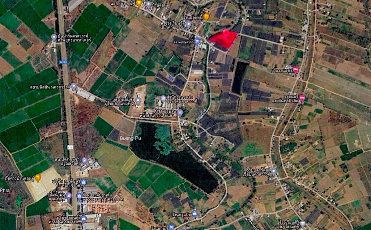 For SaleLandNakhon Sawan : 📢 [Urgent Sale] Prime Land Near Nakhon Sawan Transport Office & Bueng Senat – 5 Rai+ at an Unbeatable Price!