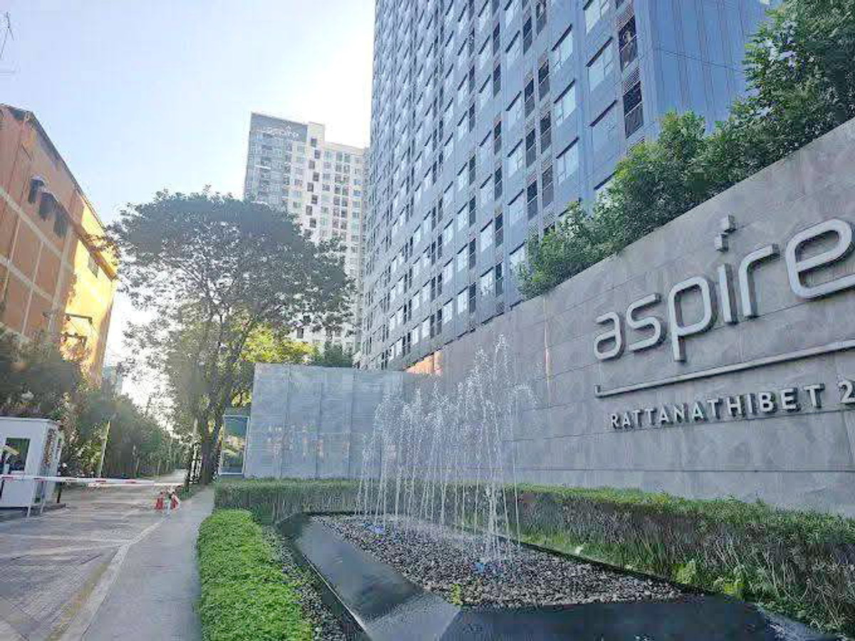 For RentCondoRattanathibet, Sanambinna : For rent Aspire Rattanathibet 2 rooms ready to move in.