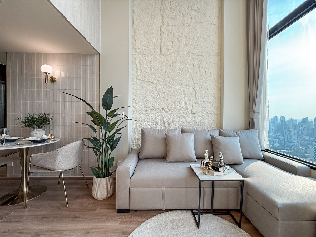 ให้เช่าคอนโดสุขุมวิท อโศก ทองหล่อ : ✨🌿Noble Form Thonglor - 1 Bed Duplex I 55,000/M ✨🌿 Brand New