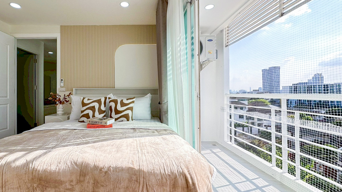 ขายคอนโดลาดพร้าว เซ็นทรัลลาดพร้าว : คอนโดห้องใหญ่ 2 ห้องนอน 1 ห้องน้ำ ✳️โครงการ จีวัน รัชดา ลาดพร้าว  ห้องกว้าง 54 ตรม. ห้อง รีโนเวท พร้อมอยู่ เฟอร์นิเจอร์ครบ