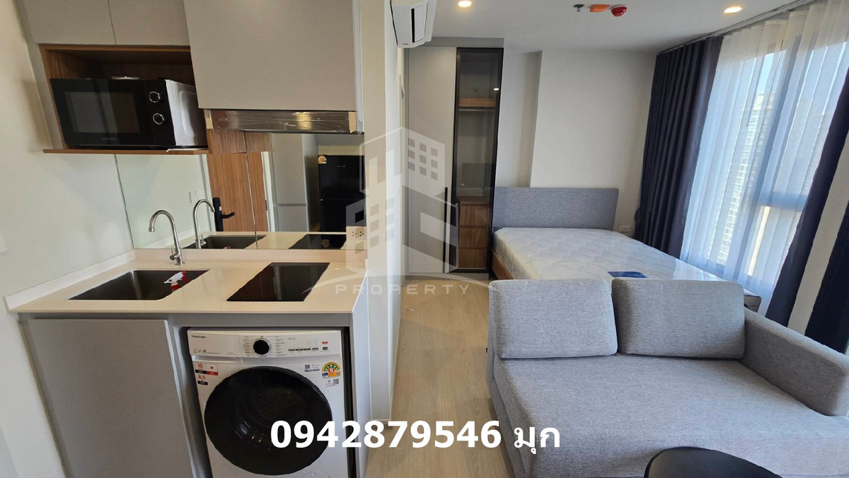 ให้เช่าคอนโดราษฎร์บูรณะ สุขสวัสดิ์ : ให้ Nue Riverest Ratburana - นิว ริเวอร์เรสต์ ราษฎร์บูรณะ อาคาร B studio 23 ตรม ชั้น 24 ระเบียงตะวันออก พร้อมอยู่