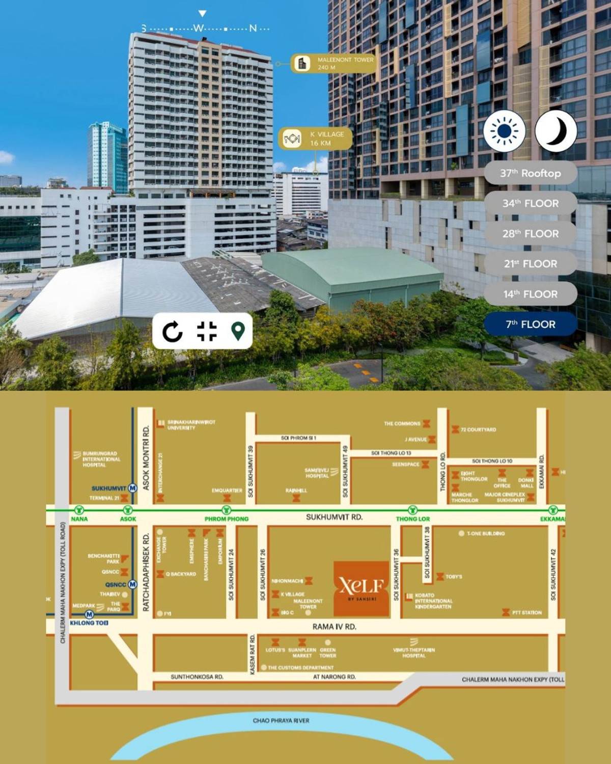 ขายดาวน์คอนโดคลองเตย กล้วยน้ำไท : พิเศษรอบ VIP 50 คนแรก💥 𝗫𝗘𝗟𝗙 𝗯𝘆 𝗦𝗮𝗻𝘀𝗶𝗿𝗶 1 BEDROOM 29.75 sq.m. เพียง 3 นาที 🚝 BTS ทองหล่อ ขายด่วนลดราคาเพียง 3 ล้านบาท พร้อมเปลี่ยนสัญญา โทร 0845546165