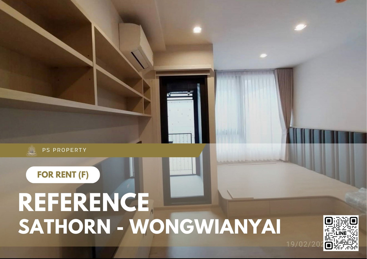 For RentCondoWongwianyai, Charoennakor : For Rent ✨ Reference Sathorn - Wongwianyai ✨ Fully furnished with appliances, near BTS Wongwianyai.