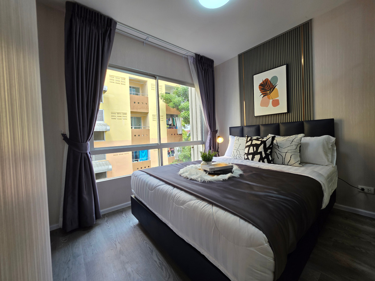 ขายคอนโดลาดพร้าว101 แฮปปี้แลนด์ : ขาย Plum Condo ลาดพร้าว101➡️ลุคแมนๆๆ มาคุยกัน✔️➿ ⏫ห้องมุม ✔️หัวเตียงไม่ติดใคร