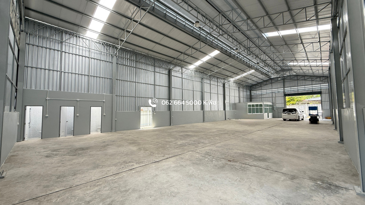 For RentWarehouseRama3 (Riverside),Satupadit : Warehouse with office for rent, 437 sq m. 💥 Sathupradit Rama 3, near the expressway 📍