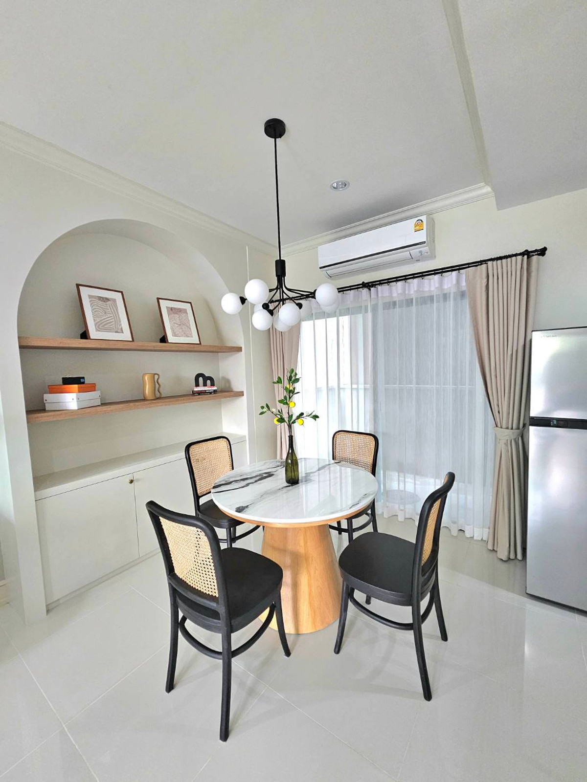 For RentTownhomeMin Buri, Romklao : 🔥 For rent, 3-story townhome, new house, near Central Rama 9 | Baan Klang Muang Rama 9 – Krungthep Kreetha | Good location, convenient travel, easy into the city. Near Suvarnabhumi Airport ✨