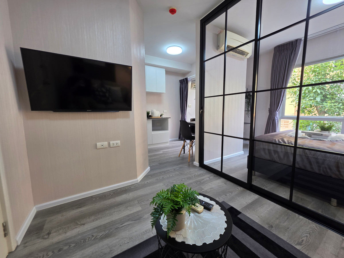 ขายคอนโดลาดพร้าว101 แฮปปี้แลนด์ : ขาย Plum Condo ลาดพร้าว101➡️ลุคแมนๆๆ มาคุยกัน✔️➿ ⏫ห้องมุม ✔️หัวเตียงไม่ติดใคร