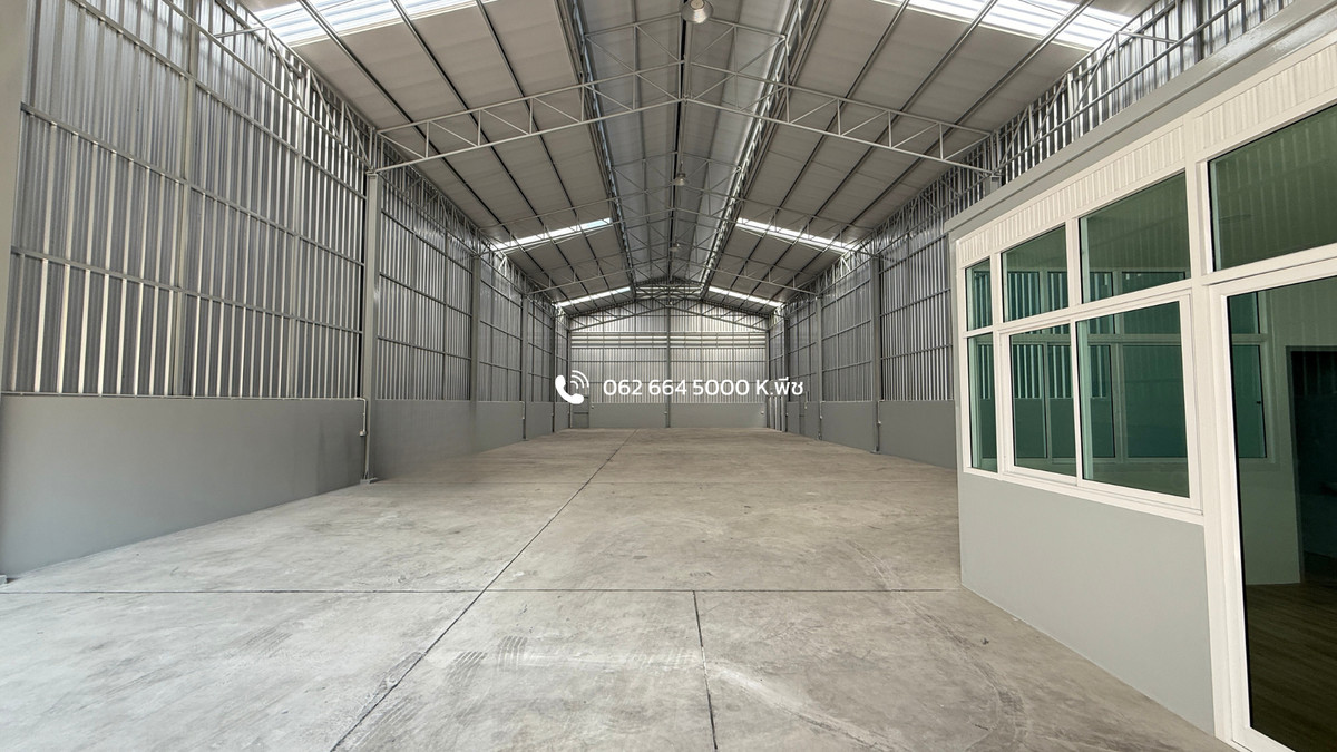 For RentWarehouseRama3 (Riverside),Satupadit : Warehouse with office for rent, 437 sq m. 💥 Sathupradit Rama 3, near the expressway 📍