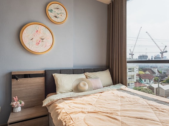 For SaleCondoBang Sue, Wong Sawang, Tao Pun : 🔥Urgent Sale+🔥 The Line Wong Sawang, near MRT Wong Sawang Station. Fully furnished and ready to move in.