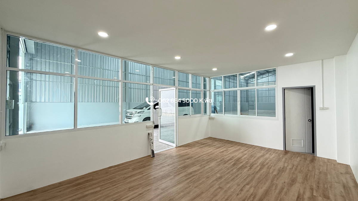 For RentWarehouseRama3 (Riverside),Satupadit : Warehouse with office for rent, 437 sq m. 💥 Sathupradit Rama 3, near the expressway 📍
