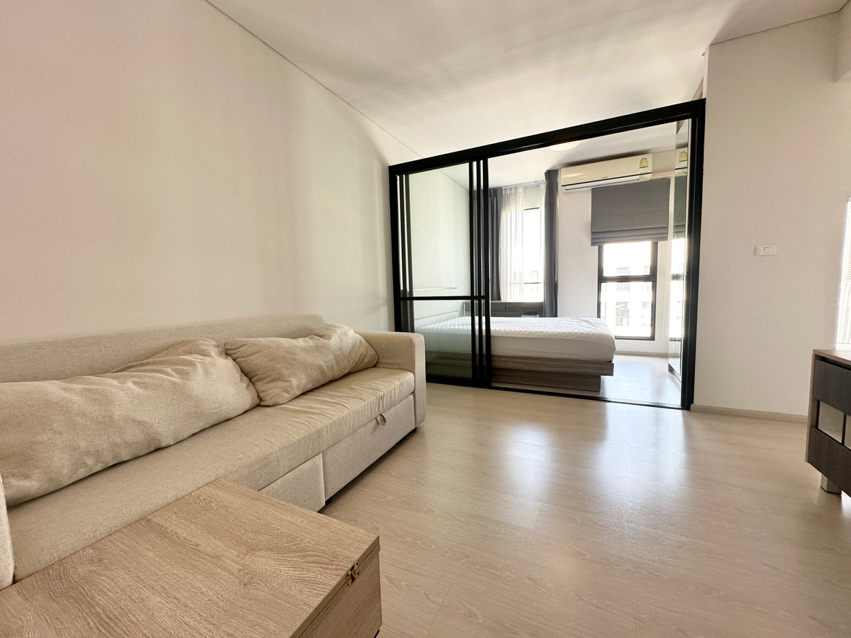 ให้เช่าคอนโดบางนา แบริ่ง ลาซาล : 🟢@nottyousabuy🟢👍 / 1 Bed /Sofa Bed/ วิวสวน/ห้องทิศเหนือ/  ของครบ มี ค.ซักผ้า👍  ให้เช่า Unio สุขุมวิท 72 เฟส 2 ใกล้ BTS แบริ่ง 700m