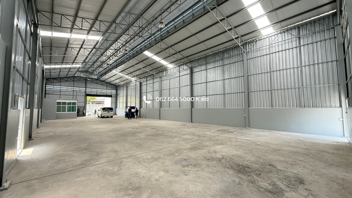 For RentWarehouseRama3 (Riverside),Satupadit : Warehouse with office for rent, 437 sq m. 💥 Sathupradit Rama 3, near the expressway 📍