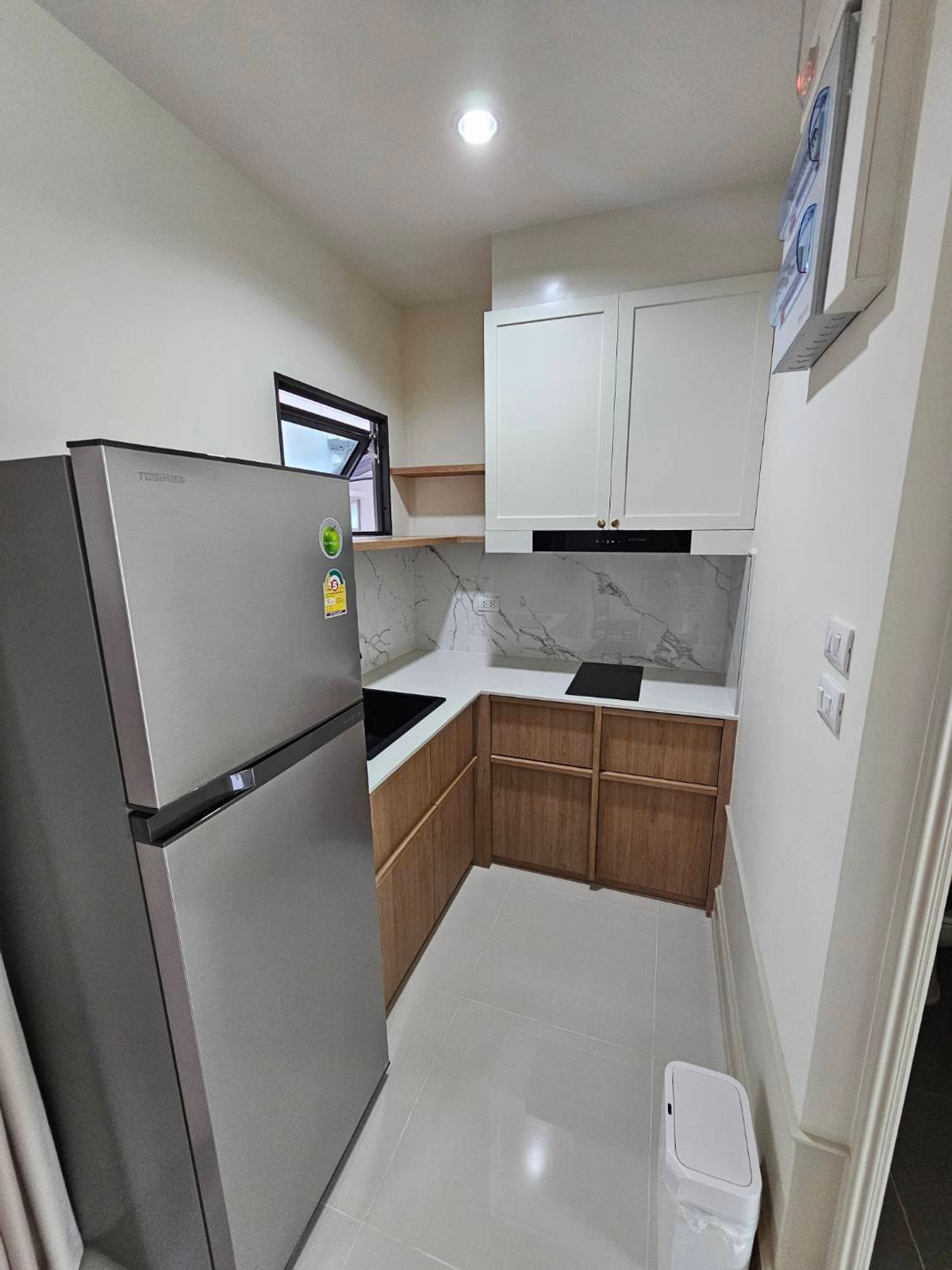 For RentTownhomeMin Buri, Romklao : 🔥 For rent, 3-story townhome, new house, near Central Rama 9 | Baan Klang Muang Rama 9 – Krungthep Kreetha | Good location, convenient travel, easy into the city. Near Suvarnabhumi Airport ✨