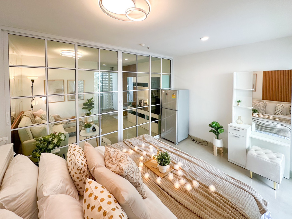 For SaleCondoVipawadee, Don Mueang, Lak Si : ✨ The room is newly decorated! Condo ready to move in, Regent Home 15 Chaengwattana (near BTS Wat Phra Si) 🚆