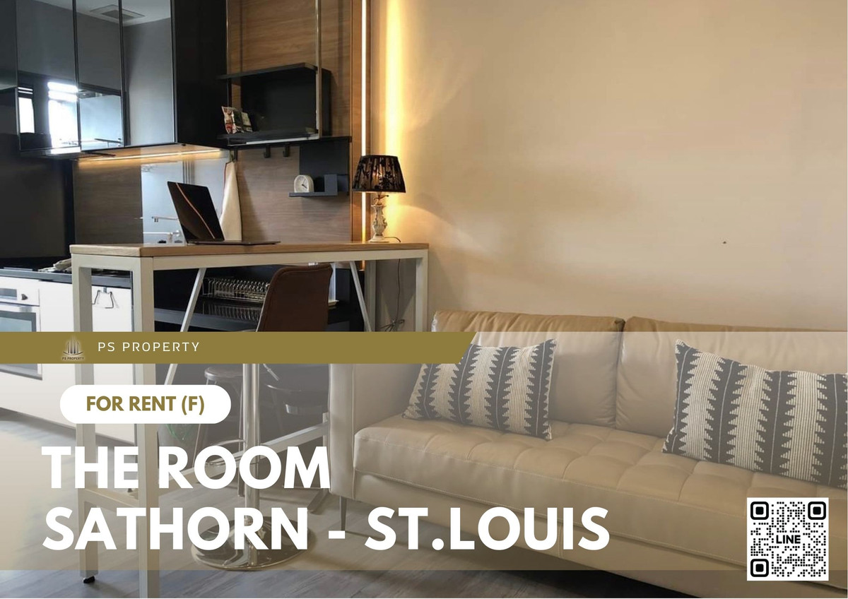 For RentCondoSathorn, Narathiwat : For rent 📍 The Room Sathorn - St. Louis 📍 Fully furnished with appliances. Near BTS St. Louis.
