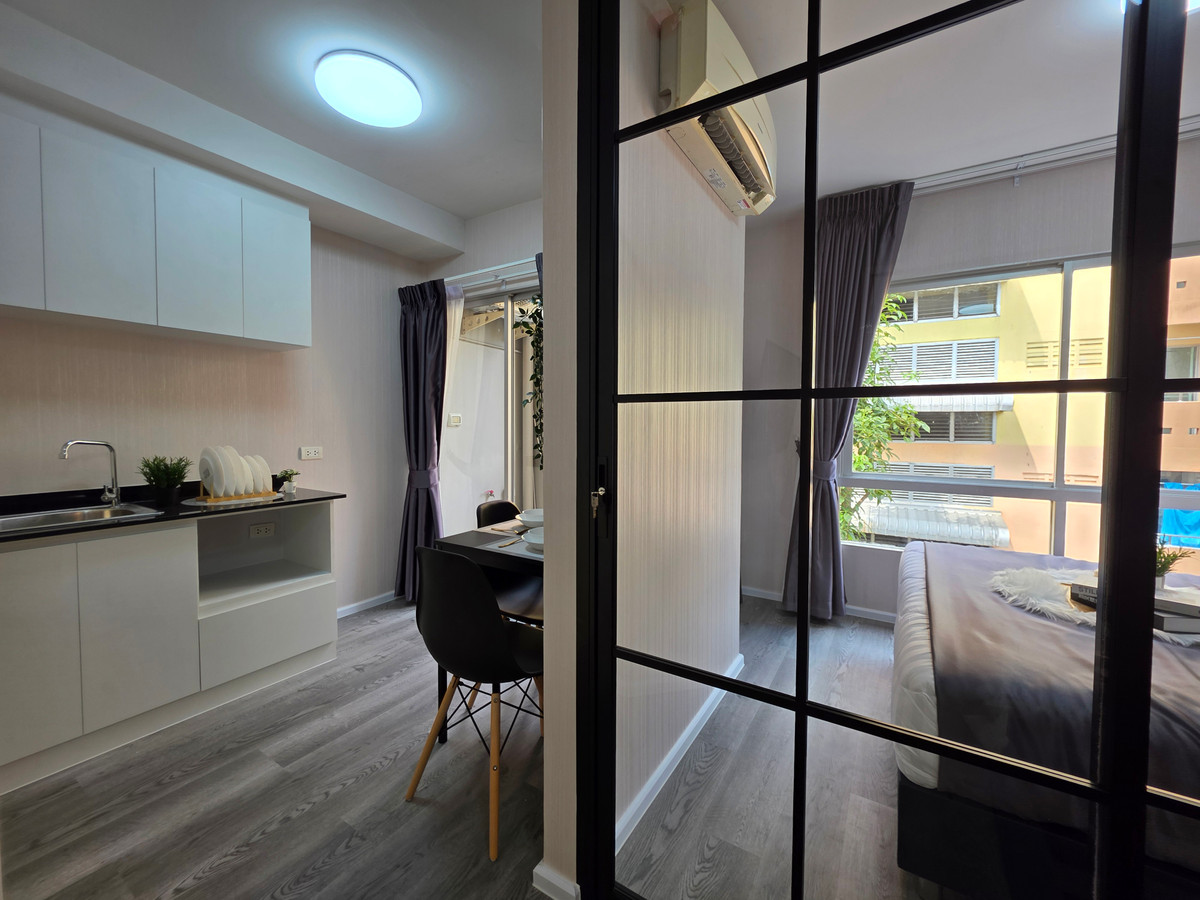 ขายคอนโดลาดพร้าว101 แฮปปี้แลนด์ : ขาย Plum Condo ลาดพร้าว101➡️ลุคแมนๆๆ มาคุยกัน✔️➿ ⏫ห้องมุม ✔️หัวเตียงไม่ติดใคร