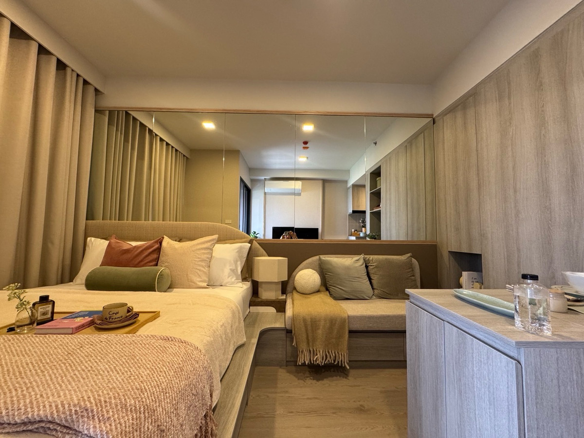 For SaleCondoKasetsart, Ratchayothin : New condo, close to the BTS, just one step away at COBE Kaset–Sripatum. 🌿✨Potential location next to BTS Bang Bua 0
