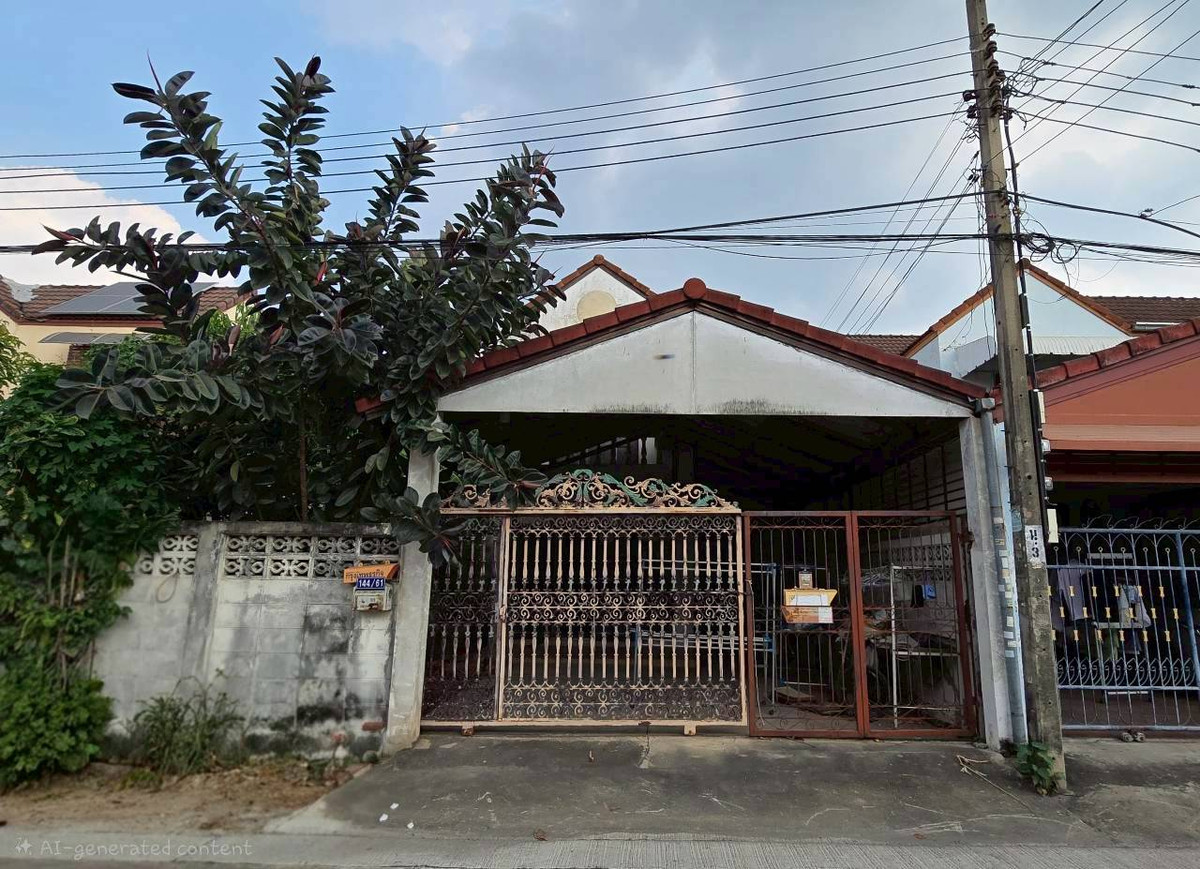 For SaleChaengwatana, Muangthong : 95805 - Urgent sale, semi-detached house, Phayathai Village. Chaiyaphruek-Pak Kret
