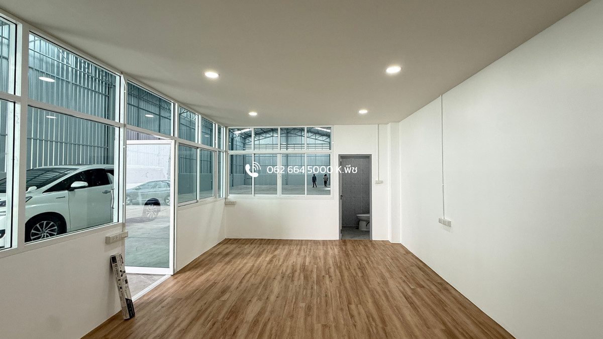 For RentWarehouseRama3 (Riverside),Satupadit : Warehouse with office for rent, 437 sq m. 💥 Sathupradit Rama 3, near the expressway 📍