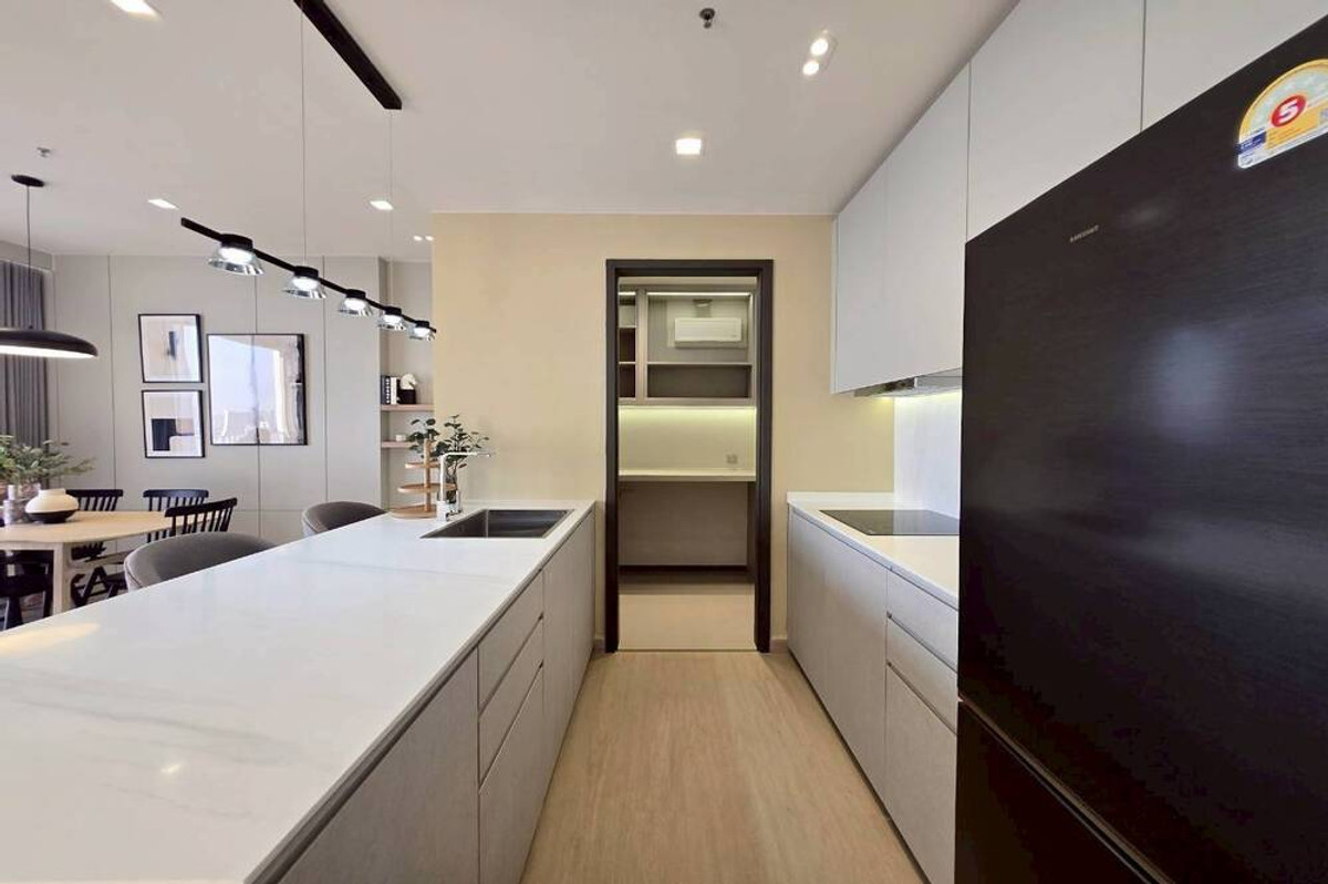 For SaleCondoSathorn, Narathiwat : 🔥 For Sale !! high floor 36++, modern style, Newly renovated 🔥 Code C20260200046.........Rhythm Charoenkrung Pavillion, 2 bedroom, 3 bathroom, 1 maid's room, furnished, Special Deal!!📣📣