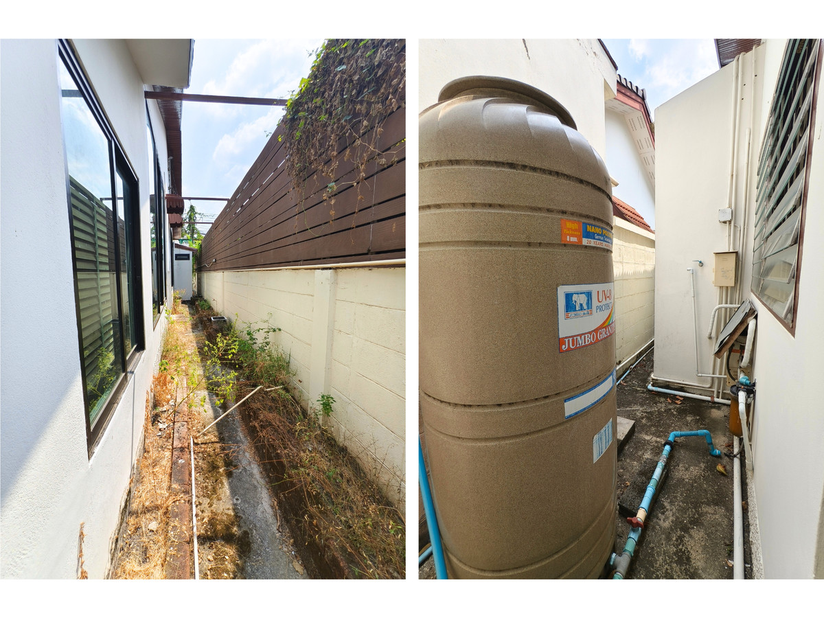 For SaleHouseKasetsart, Ratchayothin : For sale, single-storey detached house, Bali style, Soi Ratchada 36 (Charoensukniwet Village 5), 500 meters from the entrance of the alley, 68 sq m, 4 bedrooms, 5 bathrooms, 1 multi-purpose room. Near the BTS Lat Phrao and Ratchayothin.