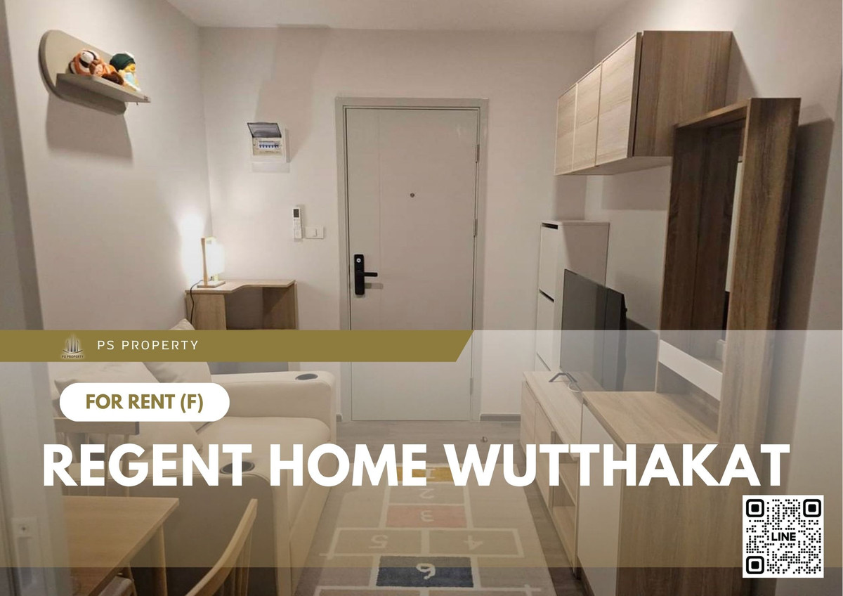 For RentCondoThaphra, Talat Phlu, Wutthakat : For Rent ✨ Regent Home Wutthakat ✨ Fully furnished and equipped with appliances, near BTS Wutthakat.