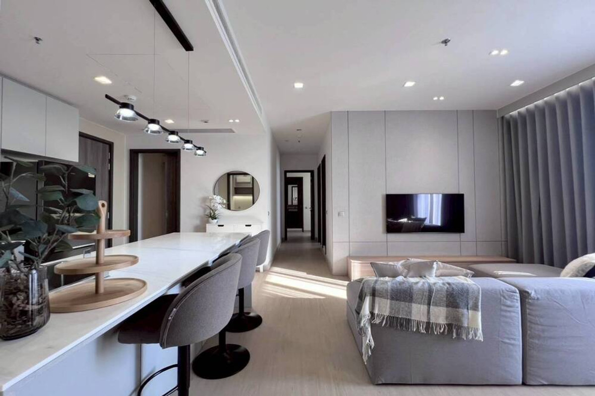 For SaleCondoSathorn, Narathiwat : 🔥 For Sale !! high floor 36++, modern style, Newly renovated 🔥 Code C20260200046.........Rhythm Charoenkrung Pavillion, 2 bedroom, 3 bathroom, 1 maid's room, furnished, Special Deal!!📣📣