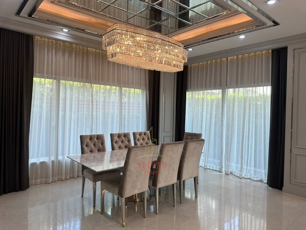 HouseLadkrabang, Suwannaphum Airport : RH024726 Luxury house for Rent/Sale at Two Grand Monaco Bangna-Wongwaen Fully furnished.