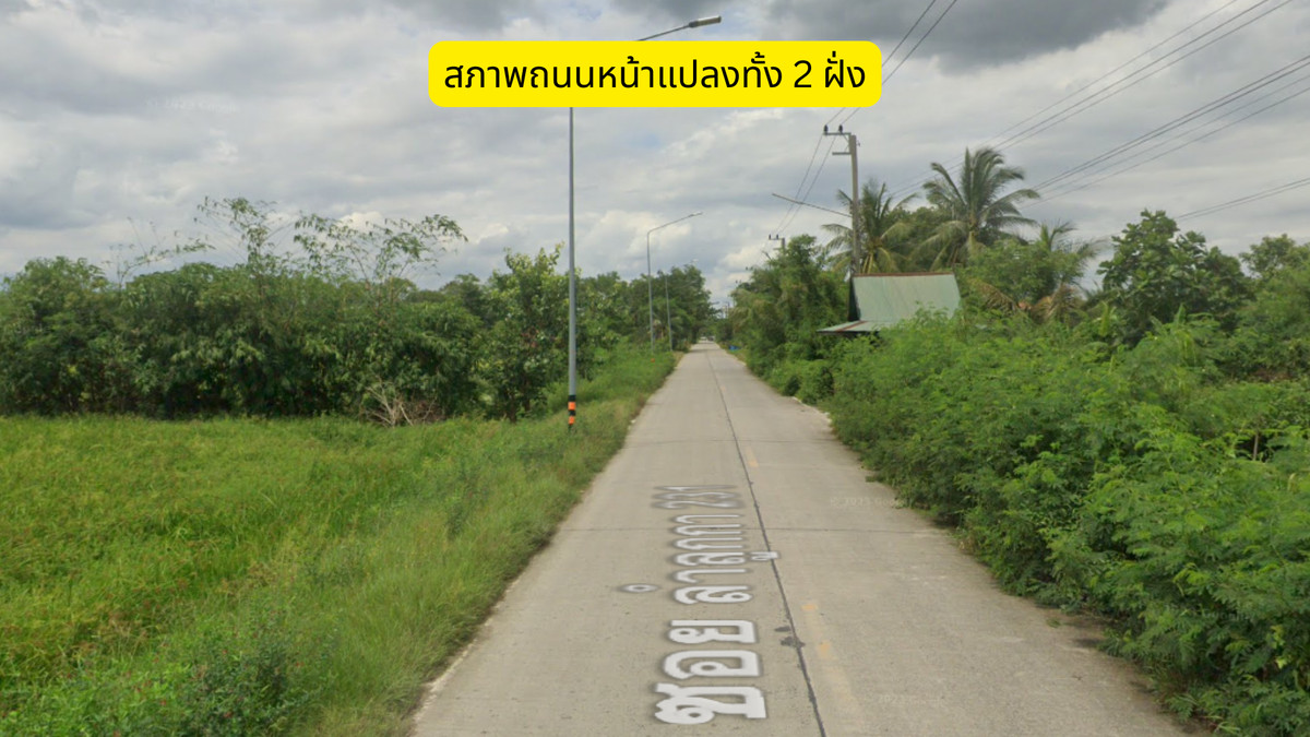 ขายที่ดินปทุมธานี รังสิต ธรรมศาสตร์ : ขายที่ดิน 55 ไร่ บึงคอไห ลำลูกกา คลอง 12 โฉนดครบ เข้าออกได้ 2 ทาง เหมาะสําหรับลงทุนระยะยาว