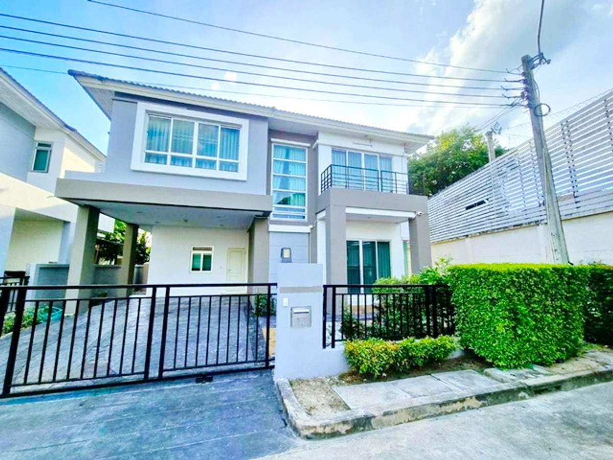 ให้เช่าบ้านรัตนาธิเบศร์ สนามบินน้ำ พระนั่งเกล้า : ให้เช่า บ้านเดี่ยว 2ชั้น 3นอน 4น้ำ แอร์ 6 ราชพฤกษ์ รัตนาธิเบศร์ โรบินสันไลฟ์สไตล์ 900 ม.ใกล้โฮมโปร ราชพฤกษ์ รร.นานาชาติเด่นหล้า 2กม.