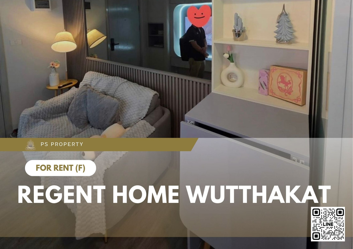 For RentCondoThaphra, Talat Phlu, Wutthakat : For rent 📍 Regent Home Wutthakat 📍 Fully furnished with appliances. Near BTS Wutthakat.