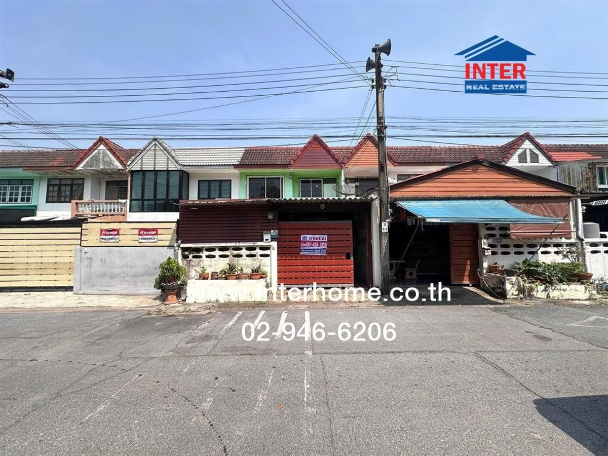 For SaleTownhomeNawamin, Ramindra : Townhouse, 2 floors, 30 sq m, Saeng Arun Village. Soi Ramintra 68, Intersection 7, Ramintra Road, Suan Siam Road, Khan Na Yao District, Bangkok